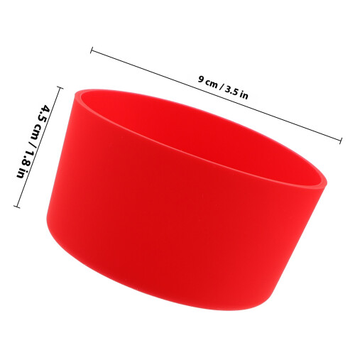 5 Pcs Cup Cover Base Silicone Sleeve Protector Boot For Water Bottle 1