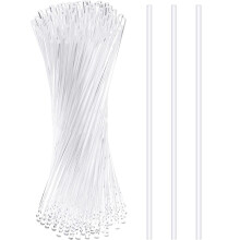 24pcs Plastic Sticks For Diy Crafts Model Stand 30.5x0.6cm