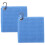 Portable Outdoor Golf Towel 2set Blue Microfiber 7