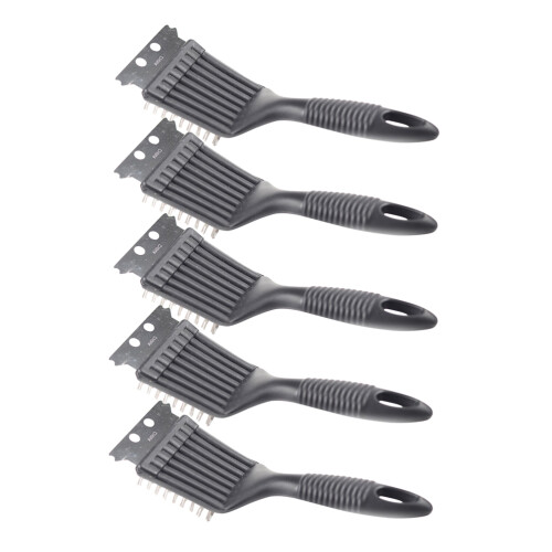 5 Pcs Scrub Grease Bbq Cleaning Brush Durable Dad 2