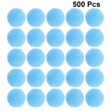 Raindrops  500 Pcs Assorted Color Blue Diy Material Plush Ball