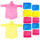 Pe Raincoat Simple Design 10pcs 37x32in 4