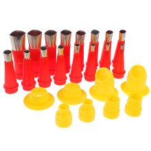 1 Set Stainless Steel Glue Nozzle Tips Reusable Caulking Tool Kit