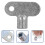 5pcs Radiator Wrench Solid Radiator Bleed Wrench Square Aperture 2