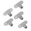 5pcs Radiator Wrench Solid Radiator Bleed Wrench Square Aperture 3
