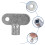 5pcs Radiator Wrench Solid Radiator Bleed Wrench Square Aperture 4