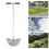 Manual Lawn Edger with Saw Tooth Blade Half Moon 11