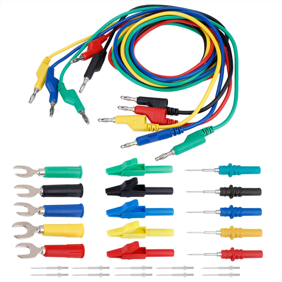 4mm Banana to Banana Plug Test Lead Kit for