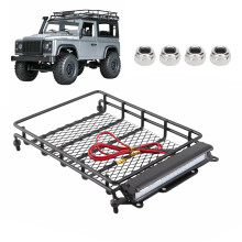 Metall Dachträger für ferngestecktes Auto mit LED, Gepäckträger für MN D90 99S, Schwarz