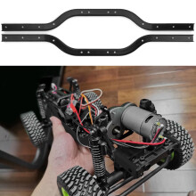 Aluminiumlegierung Fahrgestellrahmen für MN86 1:12 RC-Auto, Schwarz