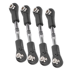 Satz mit 4 verstellbaren M4 Zugstangen 77‑87 mm für 1/8 RC-Car-Lenksystem