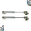 Motorcycle Refitting Tool Motorbike Lifting Lever Silver 2pcs 5