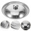Silver Replacement Pots Lid Portable Chamber Pot Cover 1pack 6