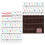 2 Sets Piano Beginner Sticker Electronic Organ Keyboard Stickers 5