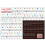 2 Sets Piano Beginner Sticker Electronic Organ Keyboard Stickers 1
