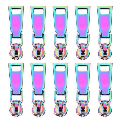 Raindrops 10 Pcs Zipper Pull Replacement Kit Zipper Pullers 1.2x4.3cm
