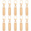 Metal Zipper Pulls Replacement For General Users 10pcs 11