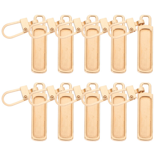 Metal Zipper Pulls Replacement For General Users 10pcs