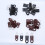 2 Sets Zipper Puller Replacement Pulls Handbag Buckle Structure Head 8