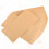 200pcs 16.5cm Vintage Envelope Kraft Paper Envelope Blank Plain Color 8