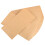 200pcs 16.5cm Vintage Envelope Kraft Paper Envelope Blank Plain Color 4