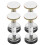 4pcs Bed Stoppers For Home Use Adjustable 84-110mm Black 8