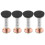 4pcs Bed Stoppers For Home Use Adjustable 84-110mm Black 6