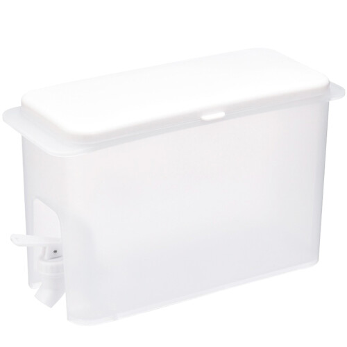White Plastic Laundry Container PP Sealed Multipurpose Dispenser