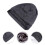 Sleep Bonnet Headband Grey Satin Lined 1set For Wash Face 3