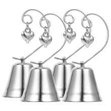 Masteelf  4 Pcs Picture Holders Thank Cash Table Decoration Man Silver