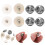 20 Pcs Anti-Light Button Buttons Clothing Decoration 3