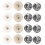 20 Pcs Anti-Light Button Buttons Clothing Decoration 1