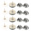 20 Pcs Anti-Light Button Buttons Clothing Decoration 6