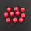 Foosball Counters Markers Red Plastic 2pcs 11.8x0.8x0.8in 11