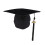 Graduation Robe Set Black Flax 1 Set 4