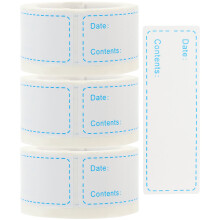 Mlins  3 Rolls Kitchen Food Containers Removable Date Labels