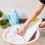 1Pc Plastic Washboard for Home Laundry White Wavy Surface 8