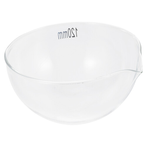Glass Evaporation Dish Laboratory Evaporating Container Round Bottom