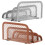 2 Pcs Letter Metal File Rack Storage Office 9.5x6x4cm 2