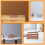 2 Pcs Letter Metal File Rack Storage Office 9.5x6x4cm 11