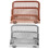 2 Pcs Letter Metal File Rack Storage Office 9.5x6x4cm 7