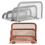 2 Pcs Letter Metal File Rack Storage Office 9.5x6x4cm 4