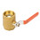 1pc DN40 1-1/2"BSP Brass Pipe Ball Valve 1.6MPa 5