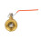 1pc DN40 1-1/2"BSP Brass Pipe Ball Valve 1.6MPa 7