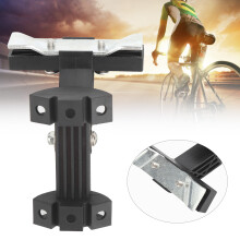 Aluminium Fahrrad-Wasserflaschenhalter Adapter, Schwarz, 8x8x6,5cm