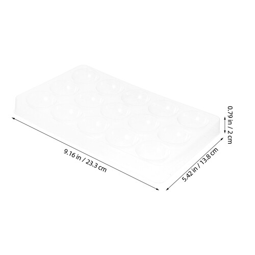 Flexible Drying Tray Sugar Flower Drying Cup Mold Clear 4pcs 2