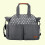 Large Diaper Bag Messenger Grey Oxford Cloth 1pcs 3