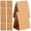 100 Pcs Earring Display Cards Studs Holder Thank Stand Coffee 11