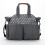 Large Diaper Bag Messenger Grey Oxford Cloth 1pcs 9