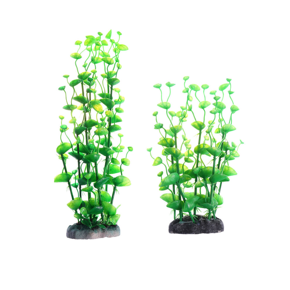2pcs Decor Artificial Plants Aquarium Artificial Water Plants